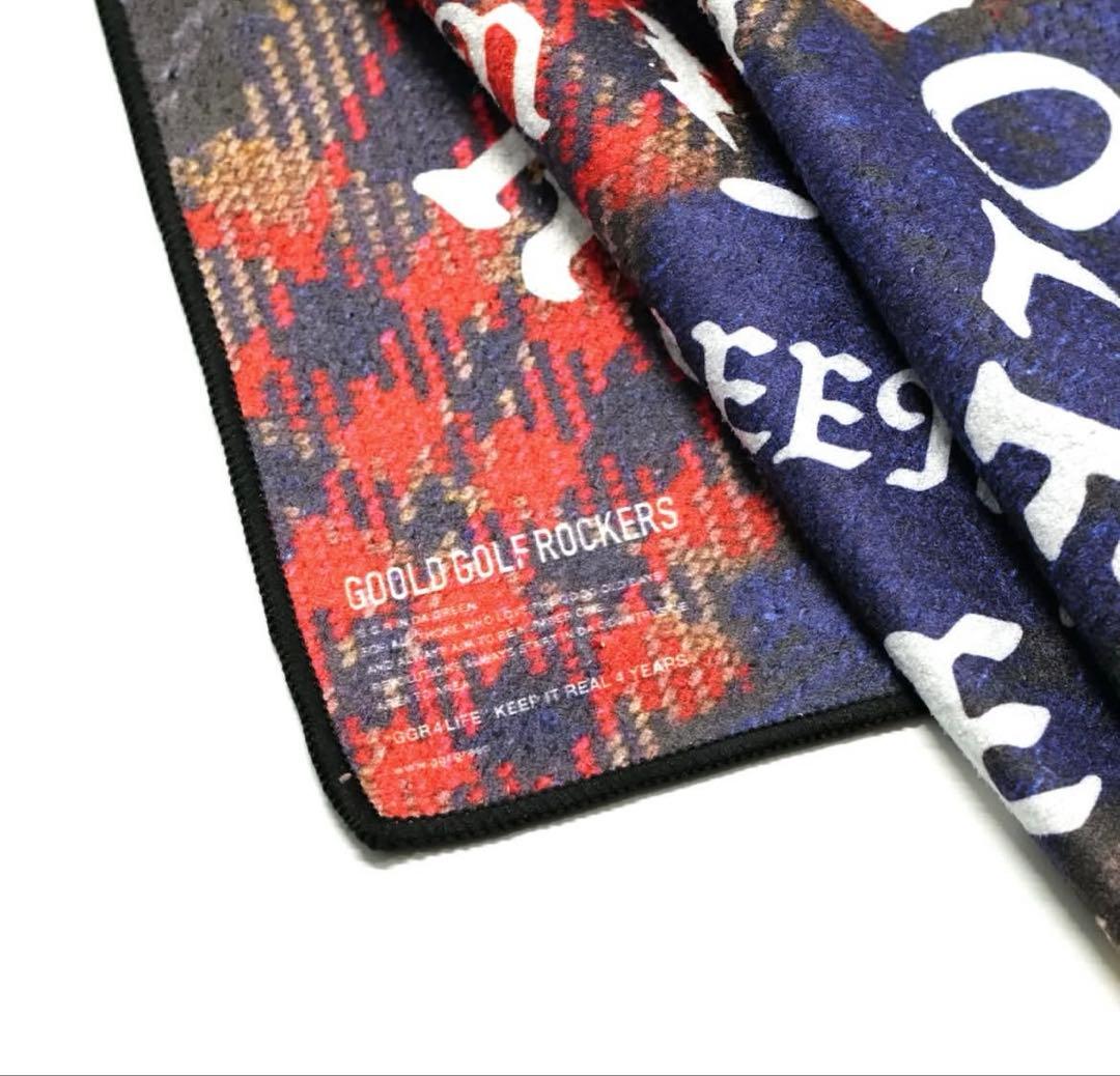 ラウンド用品・アクセサリー GOOLDGOLFROCKERS OG LOGO GOLFTOWEL CHECK