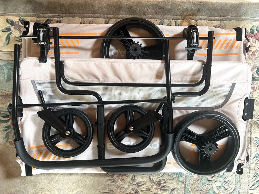 BOSIMAO ピンク 大型犬カート バギー 多頭飼い