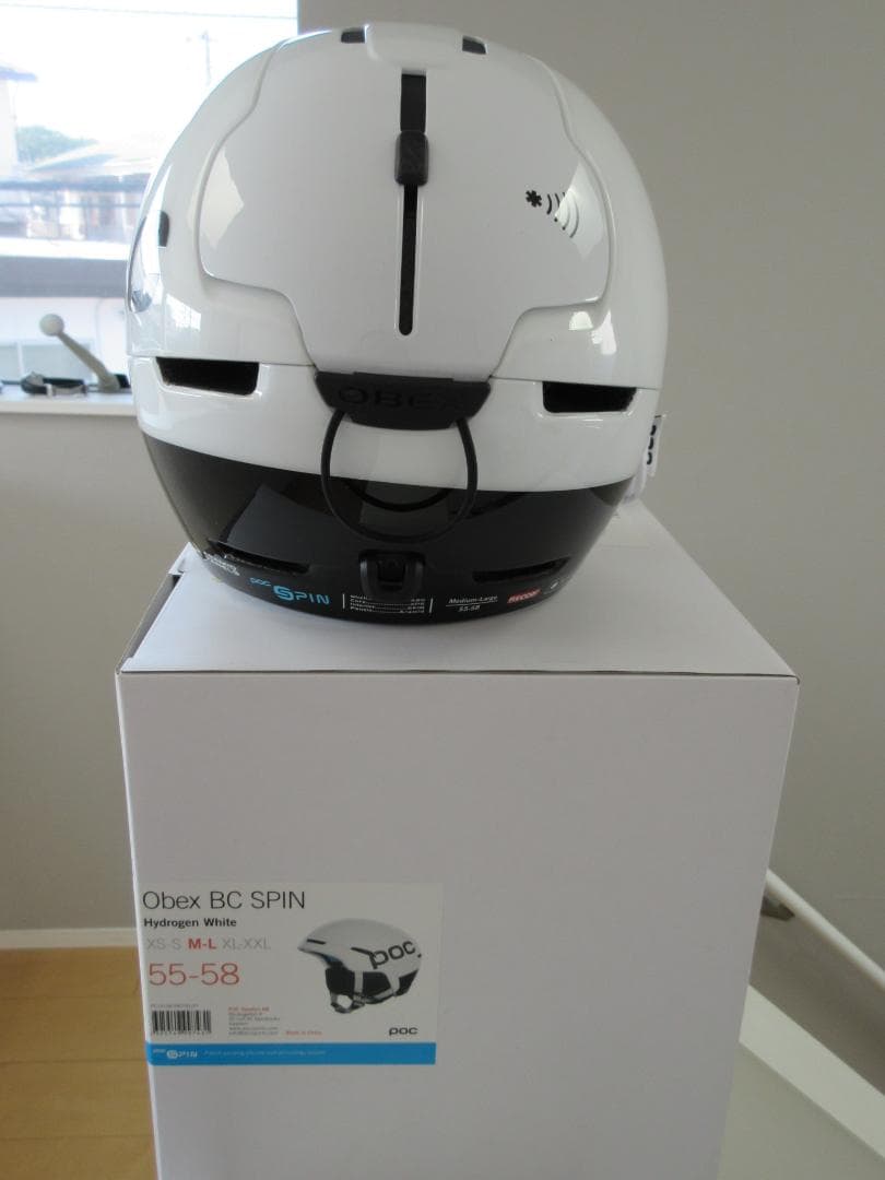 ポックPOC OBex BC SPIN ヘルメット 55-58 M-L ホワイト