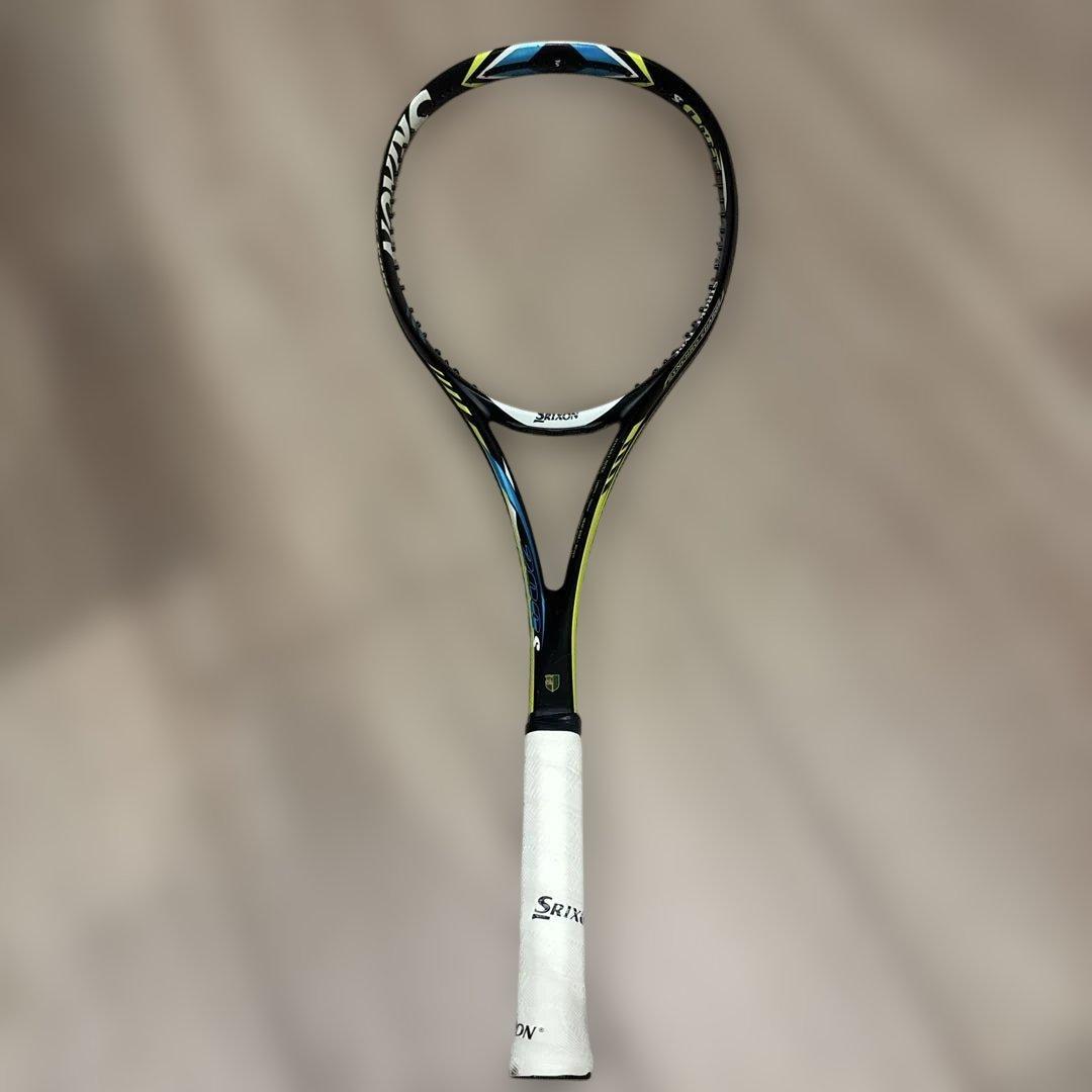 Srixon 軟式テニスラケット ブラック/イエロー