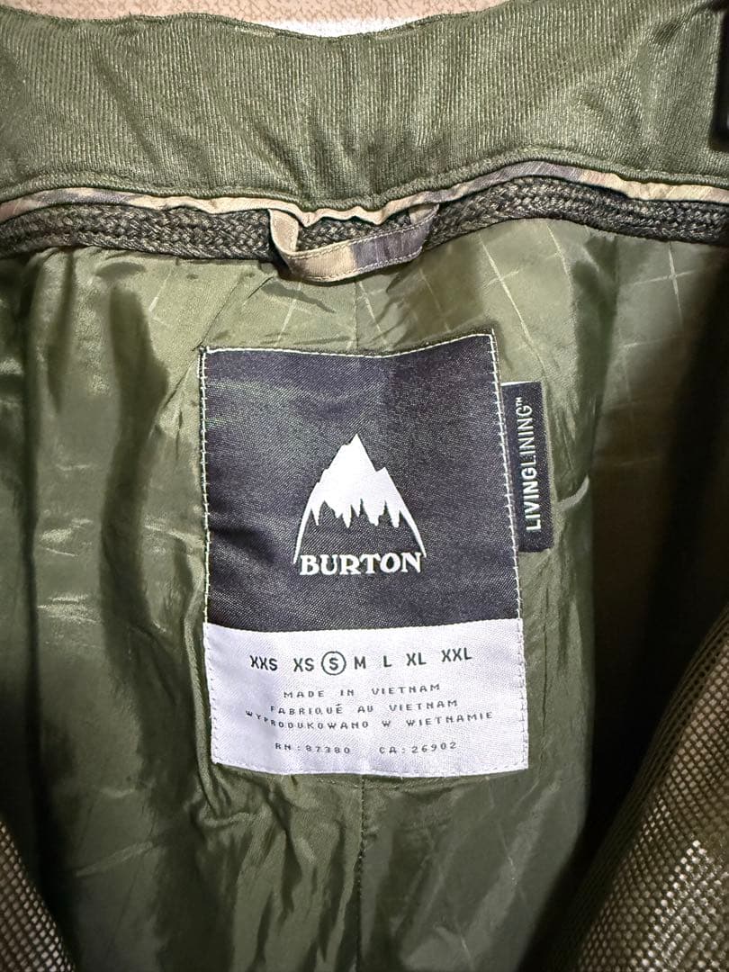 BURTON 迷彩柄 スノーボードパンツ