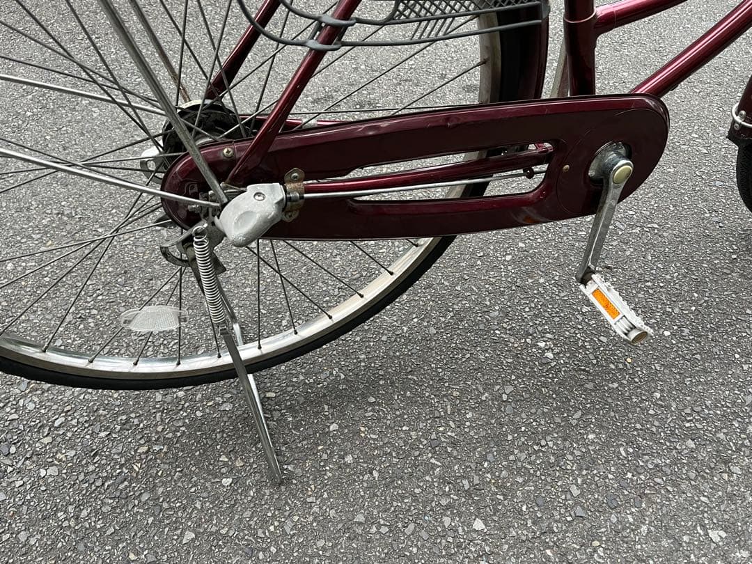 き*か様 中古LEDオート内装3段変速自転車【日本製】26インチ★ワインレッド