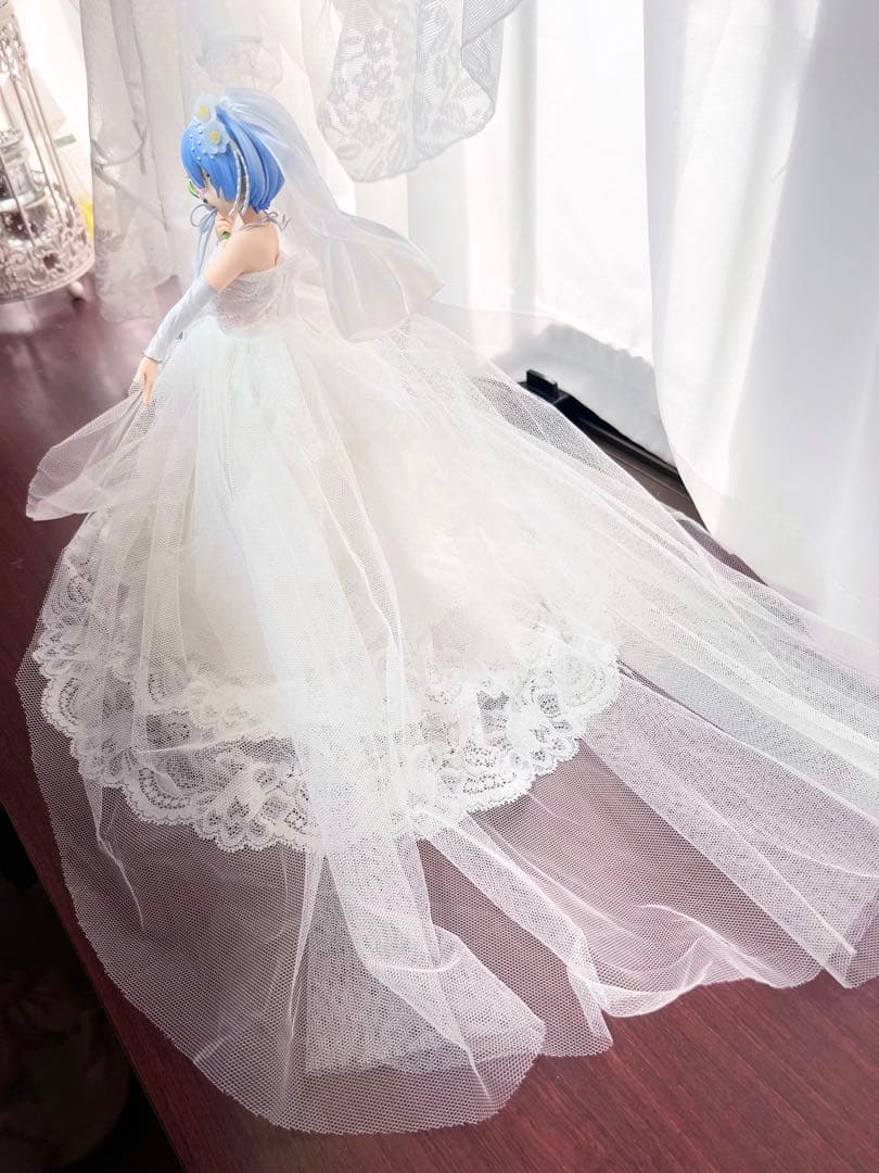 ファット 撮影のため一度のみ開封Re:ゼロ レム ウェディングドレス フィギュア