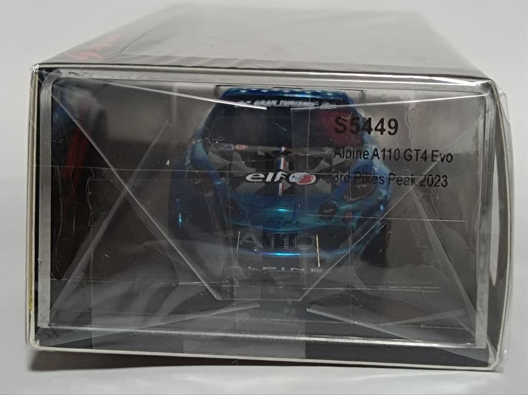ミニカー Alpine A110 GT4 Evo 3rd Pikes Peak 2023