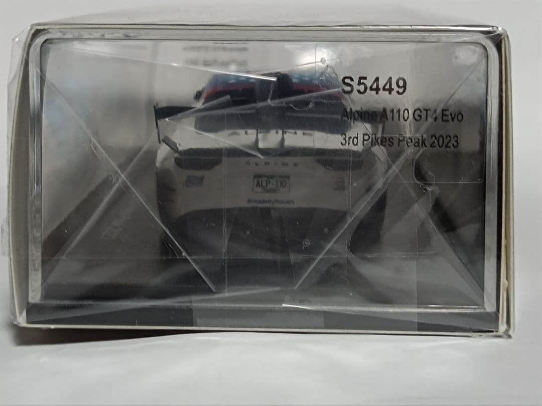 ミニカー Alpine A110 GT4 Evo 3rd Pikes Peak 2023
