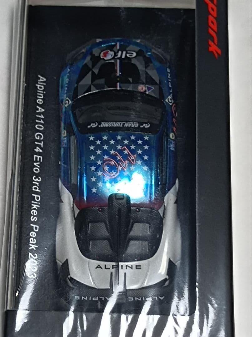 ミニカー Alpine A110 GT4 Evo 3rd Pikes Peak 2023
