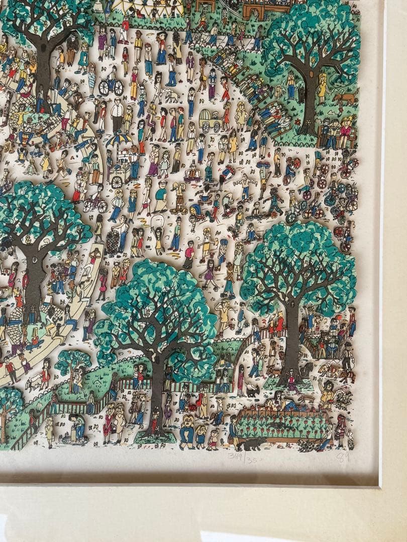 James Rizzi ジェームス•リジィ　3D シルク　アート