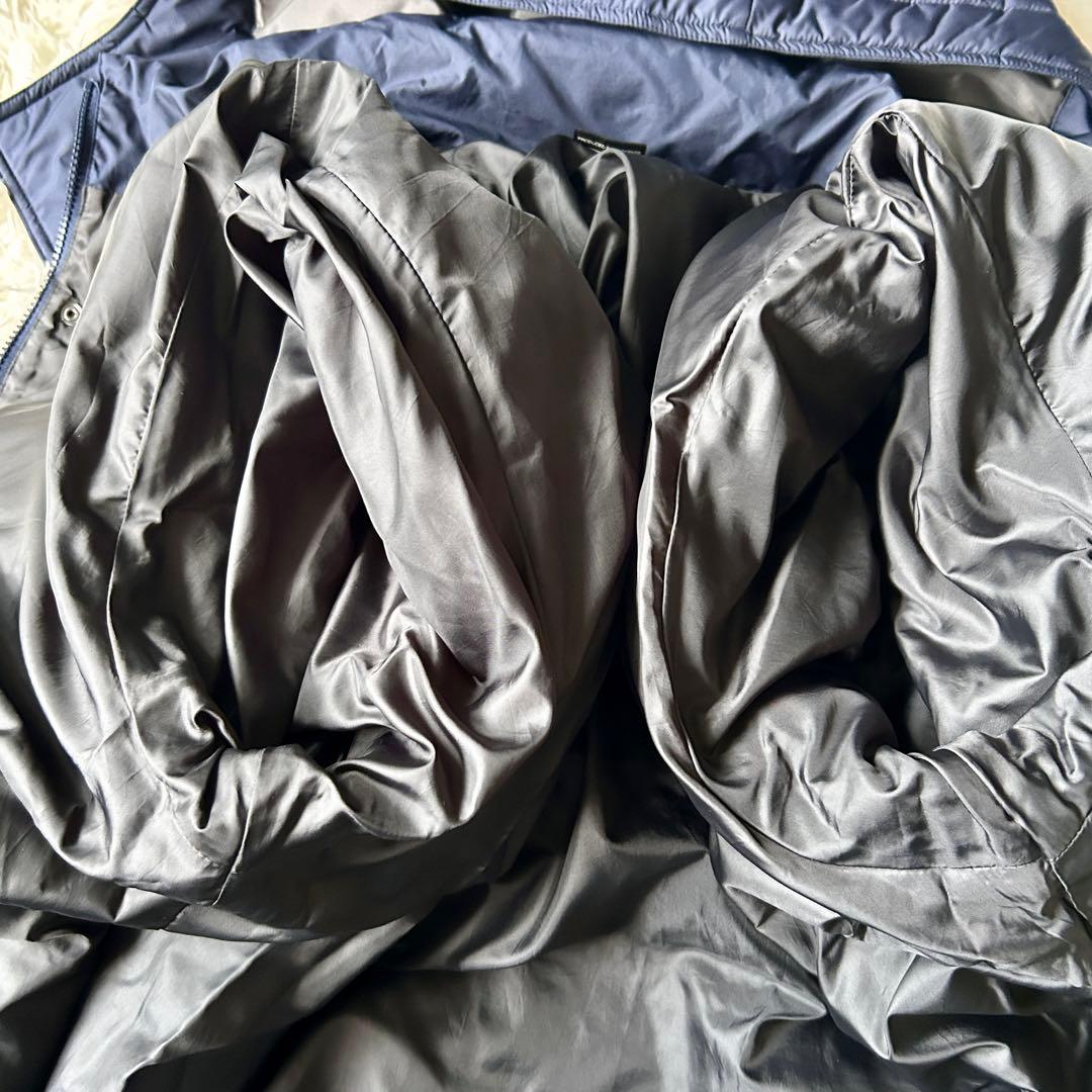 【未使用級】UMBRO アンブロ ダウン ロング　ベンチコート Ｏサイズ　濃紺