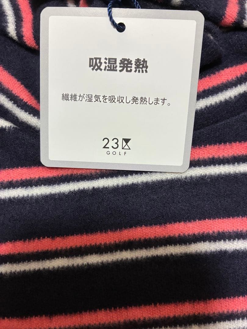 23区ゴルフ長袖カットソー起毛婦人レディースM