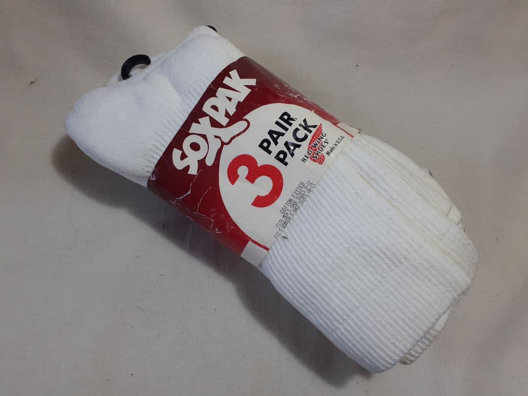 デッド ヴィンテージ レッドウイング 靴下 3枚セット 当時物 オリジナル レア