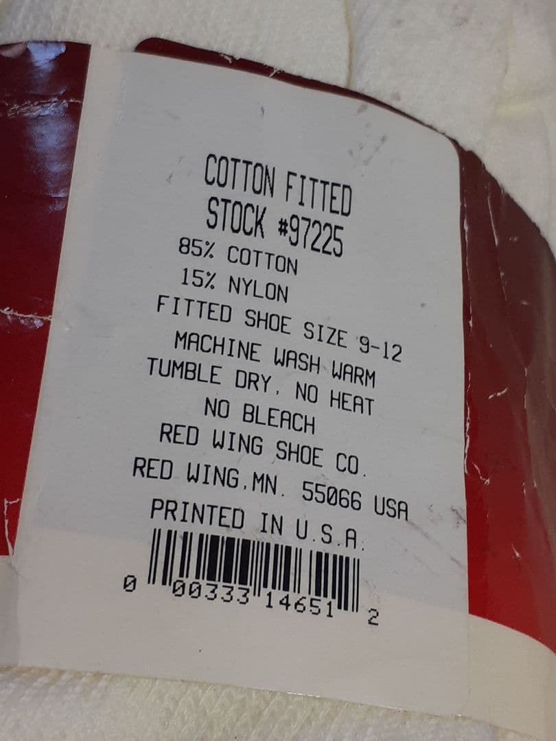 デッド ヴィンテージ レッドウイング 靴下 3枚セット 当時物 オリジナル レア