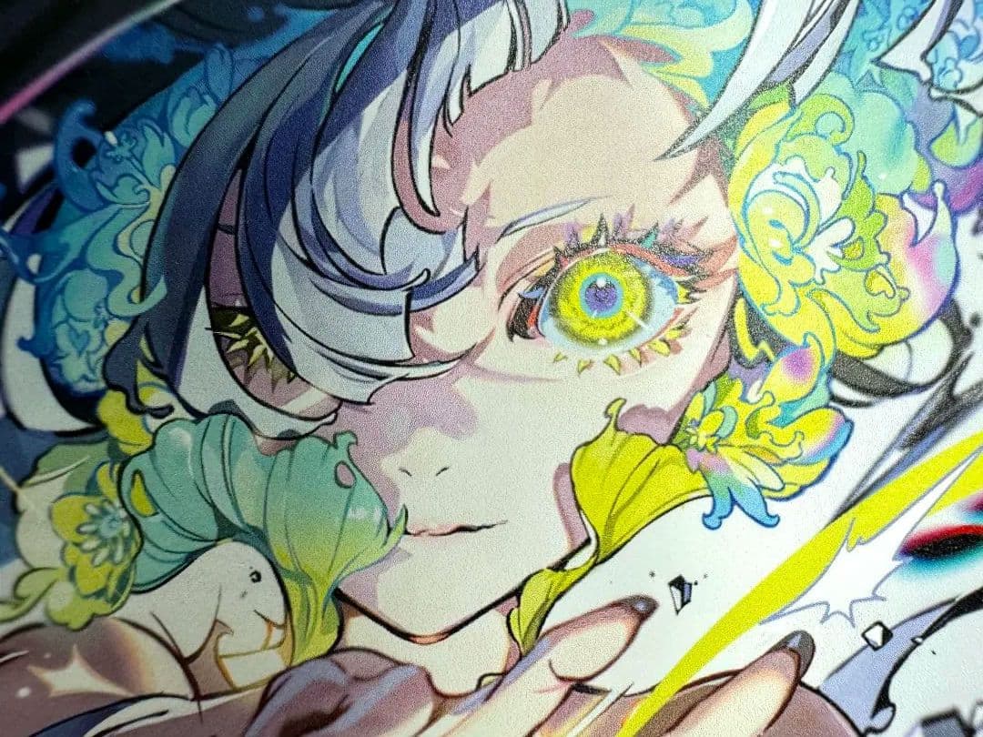 米山舞 Yoneyama mai EYE展 複製原画ED100 直筆サイン入り