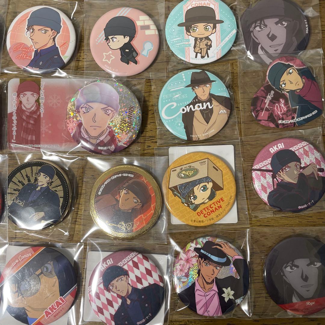 名探偵コナン 赤井秀一缶バッジ27点セット