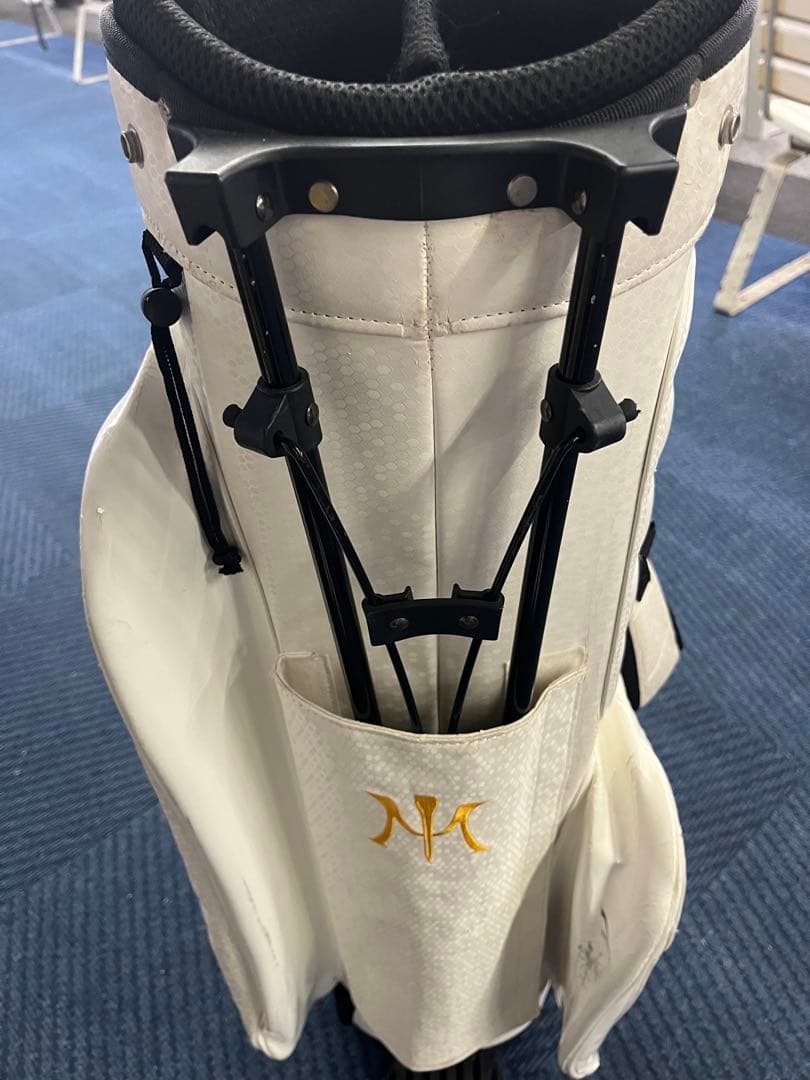 MIURA ホワイト ゴルフバッグ