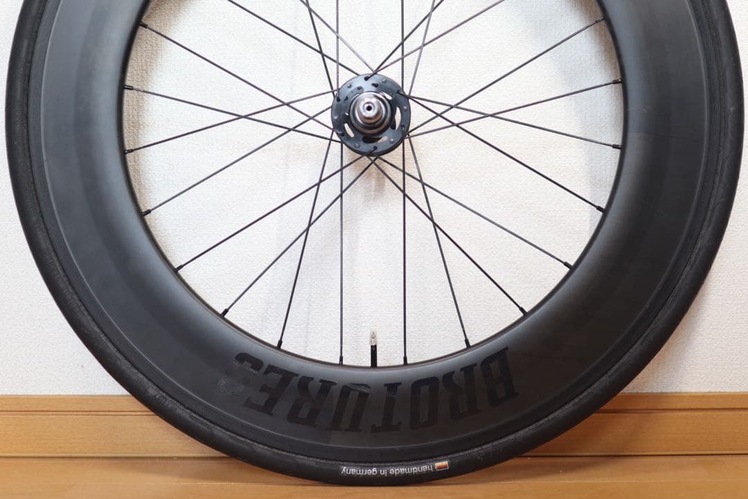 ★ BROTURES SHRED カーボン リア ホイール ピスト ブルーラグ