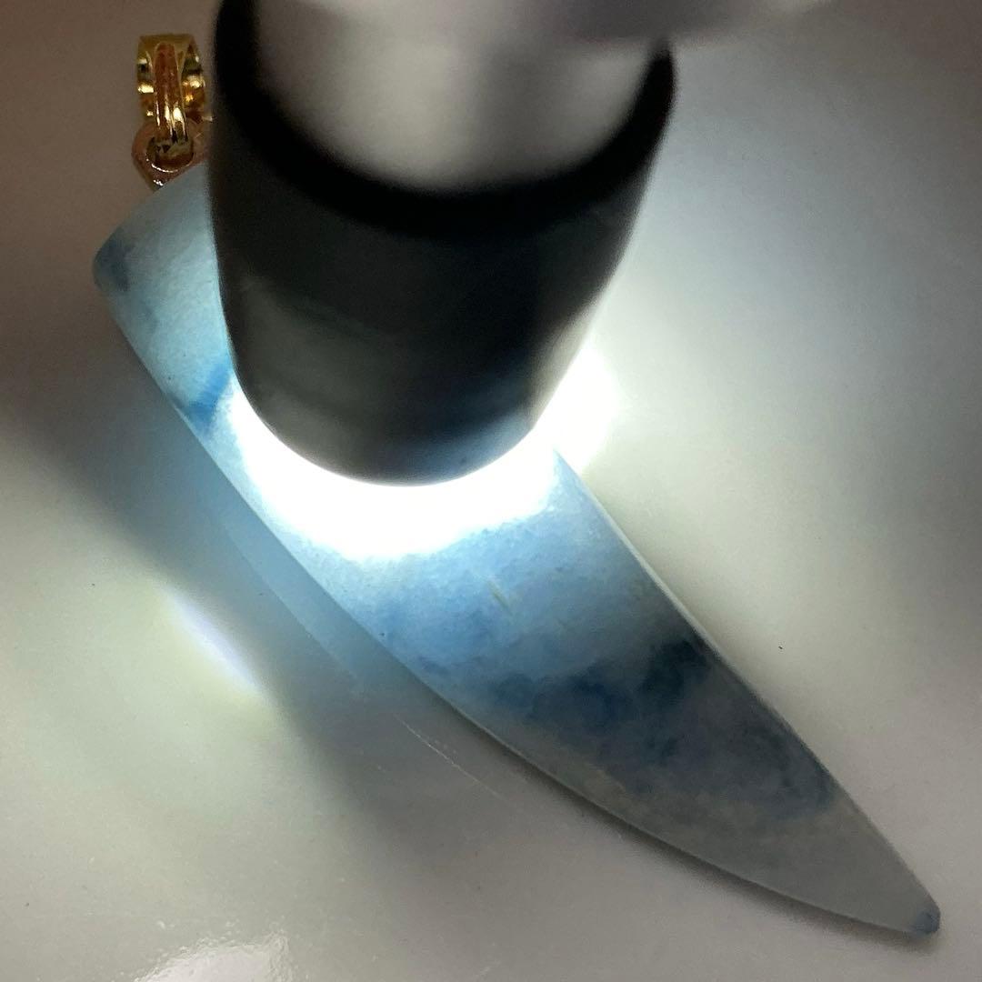 【専用】糸魚川翡翠　コン沢　ネックレストップ（101）