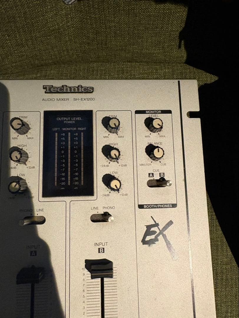 Technics SH EX1200 ミキサー DJ 動作確認済み