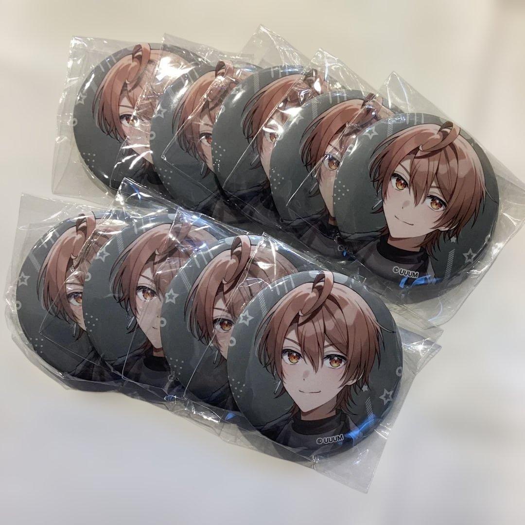 うり　缶バッジ　9個セット　カラフルピーチ　からぴち