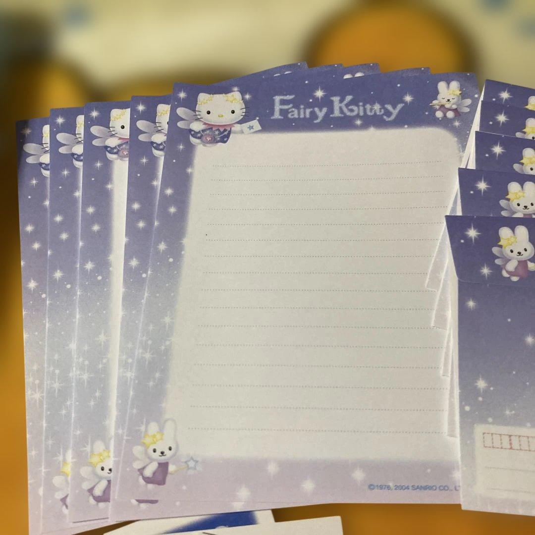キティ　Fairy Kitty ケース付レターセット　おまけ付　未使用品
