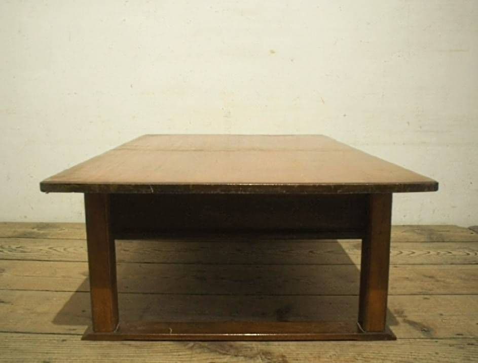 1055 ヴィンテージ　文机　ローテーブル　ちゃぶ台　陳列台　古家具　レトロ