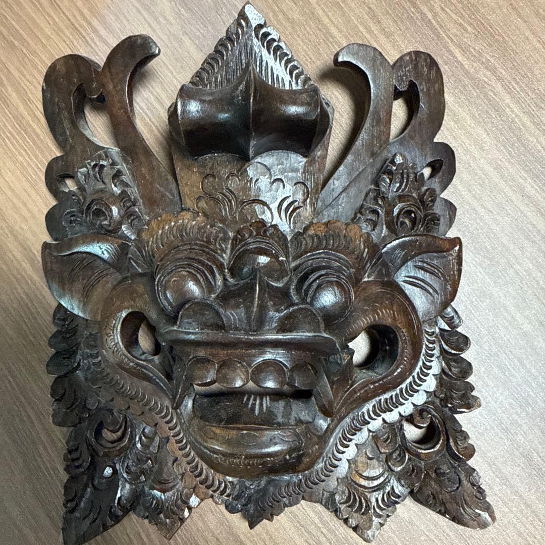 バロンマスク 木製　インドネシア製