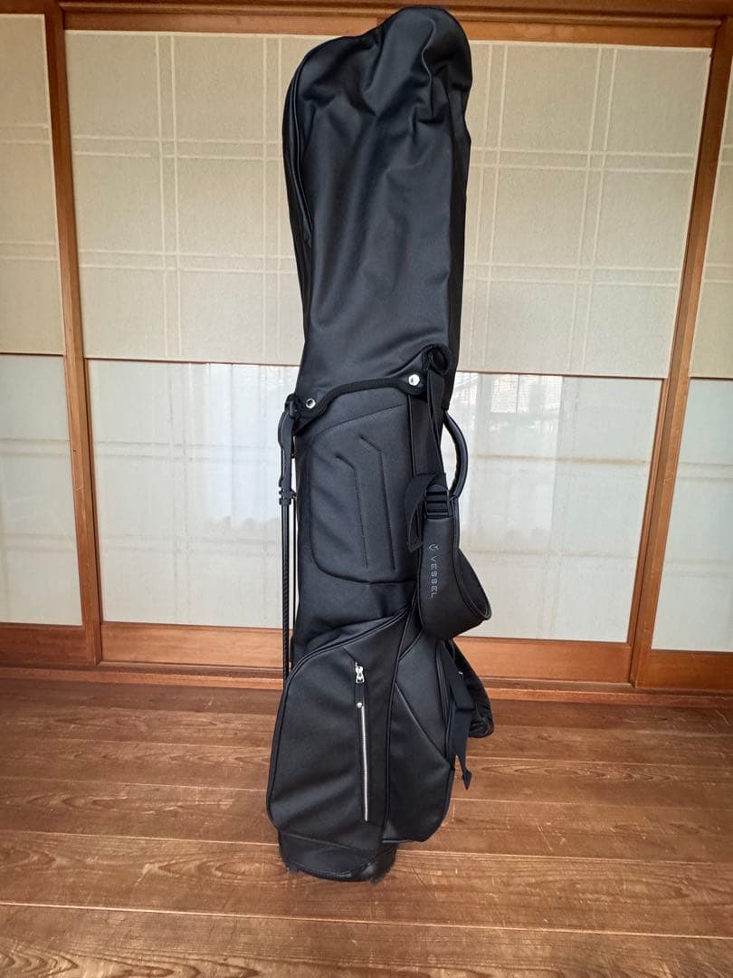 vessel ベゼル　ゴルフバッグ　7.5型　ブラック