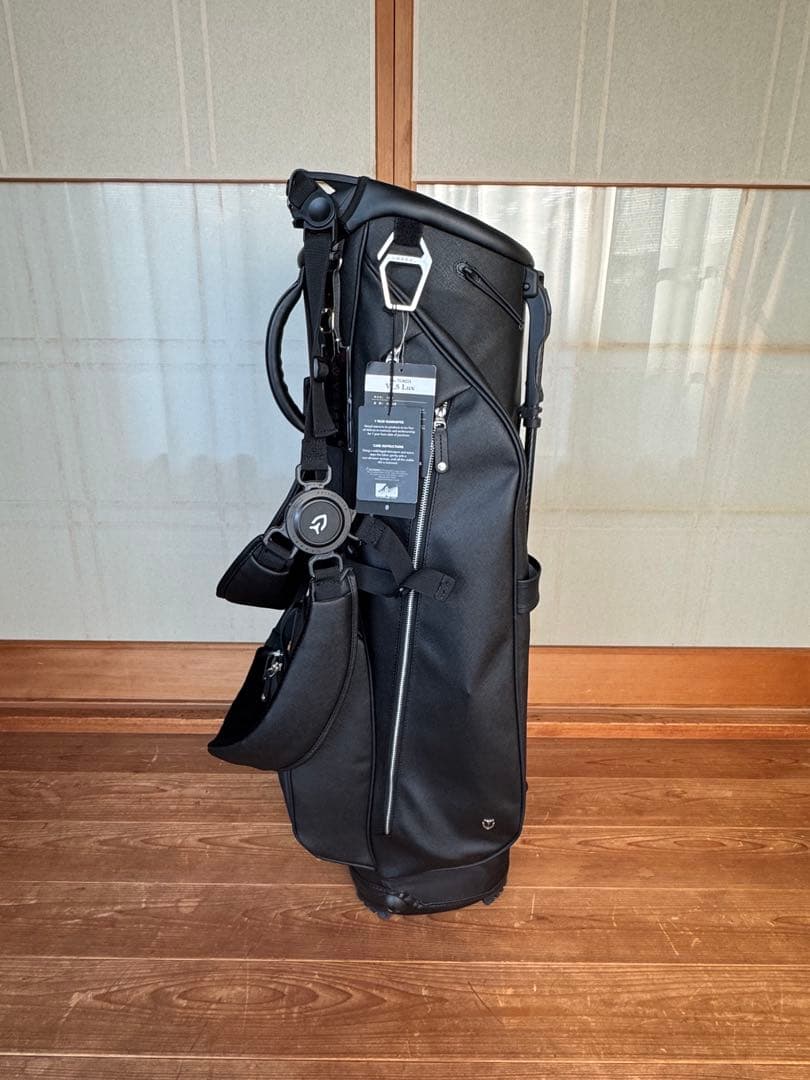 vessel ベゼル　ゴルフバッグ　7.5型　ブラック