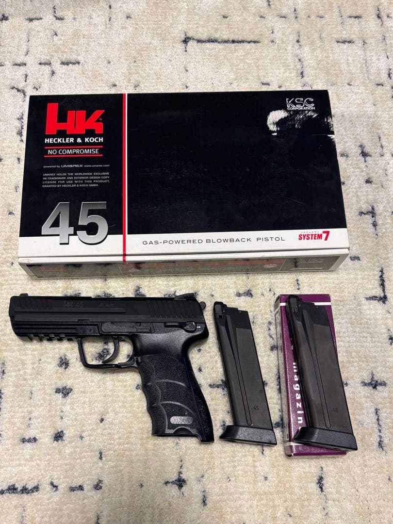 KSC HK45 スライドヘヴィウェイト ガスブローバック