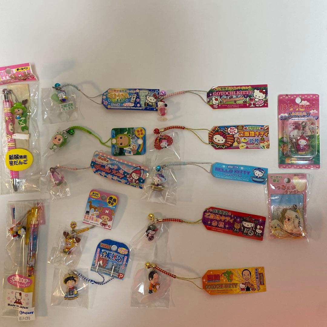 ご当地キティ根付けストラップ　まとめ　101個
