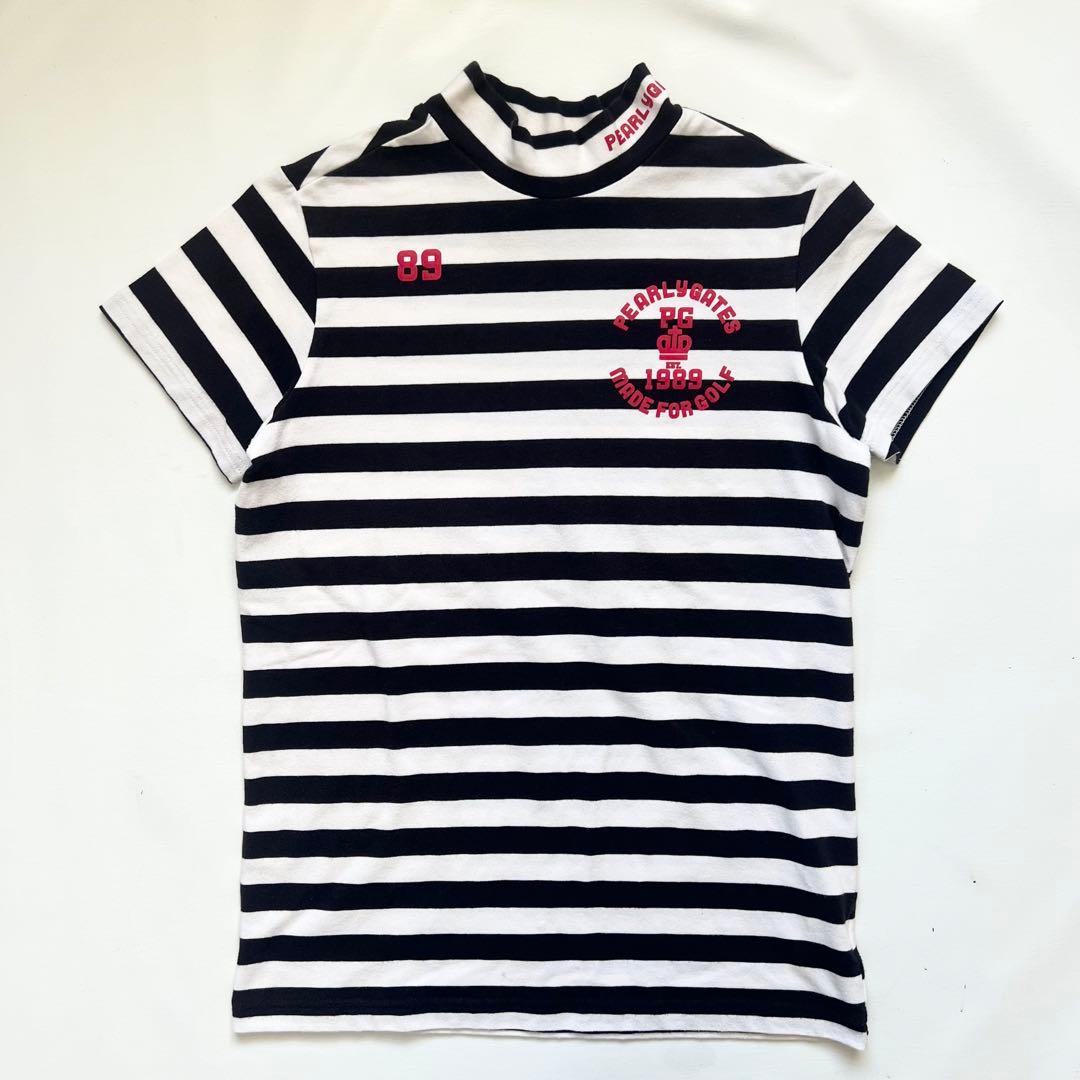 PearlyGates パーリーゲイツ　ボーダー　セットアップ　スカート フリル