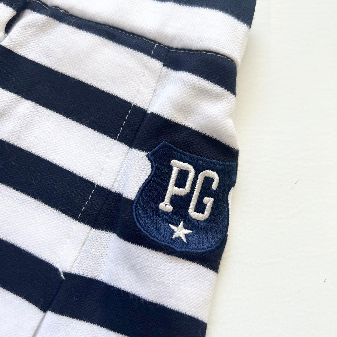 PearlyGates パーリーゲイツ　ボーダー　セットアップ　スカート フリル