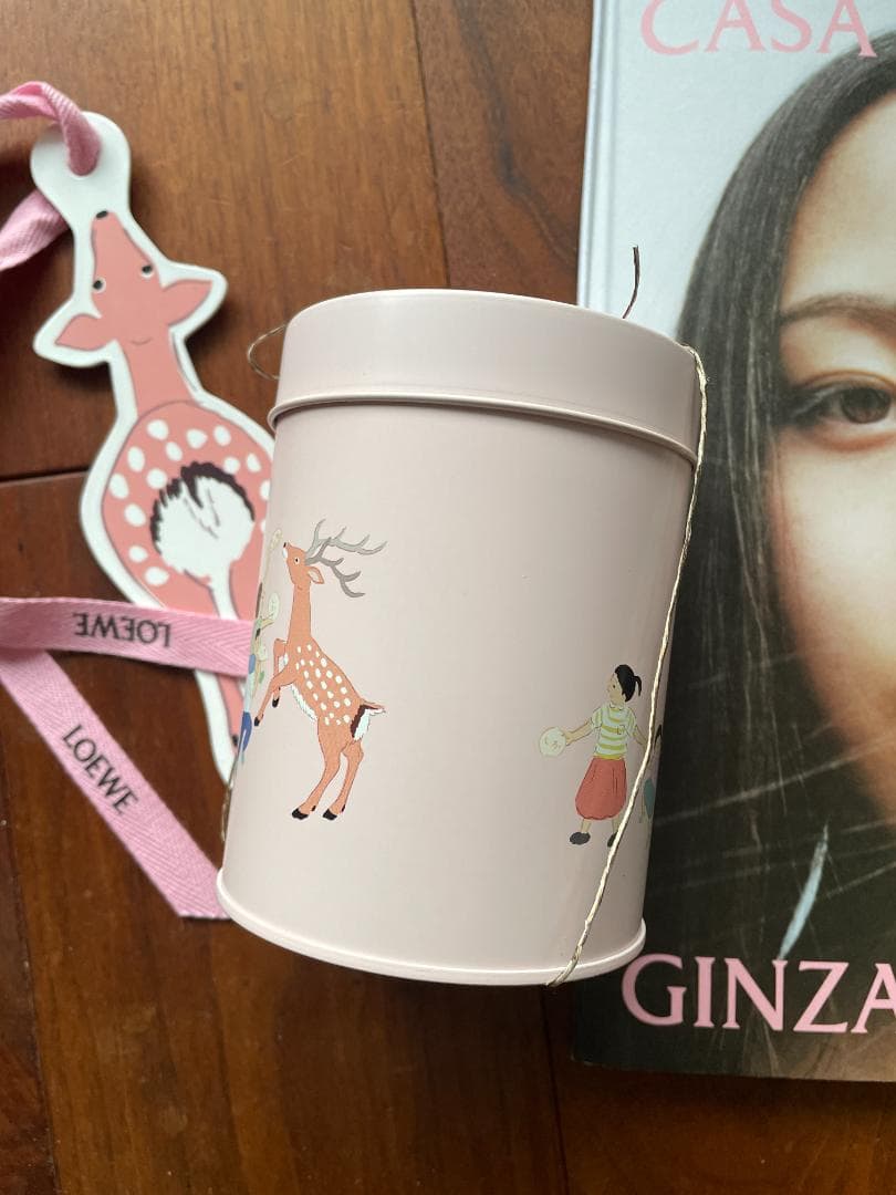 未使用新品！ロエベ銀座店限定スナ・フジタコラボパッケージスイーツ缶「パルメラ」