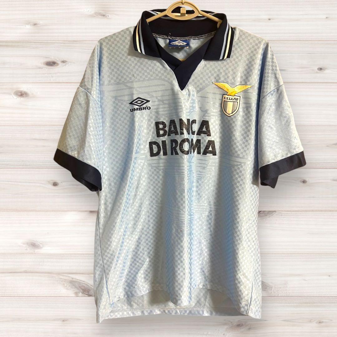 90S VINTAGE 95-96 S.S.LAZIO UMBRO L ユニ