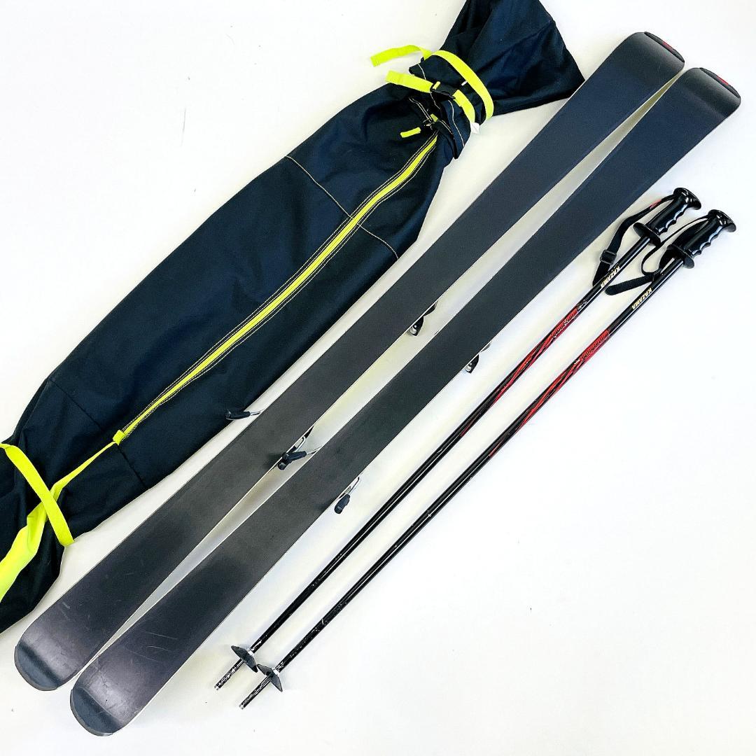 KAZAMA スキーセット 152cm ビンディング27.5〜31cm バッグ付