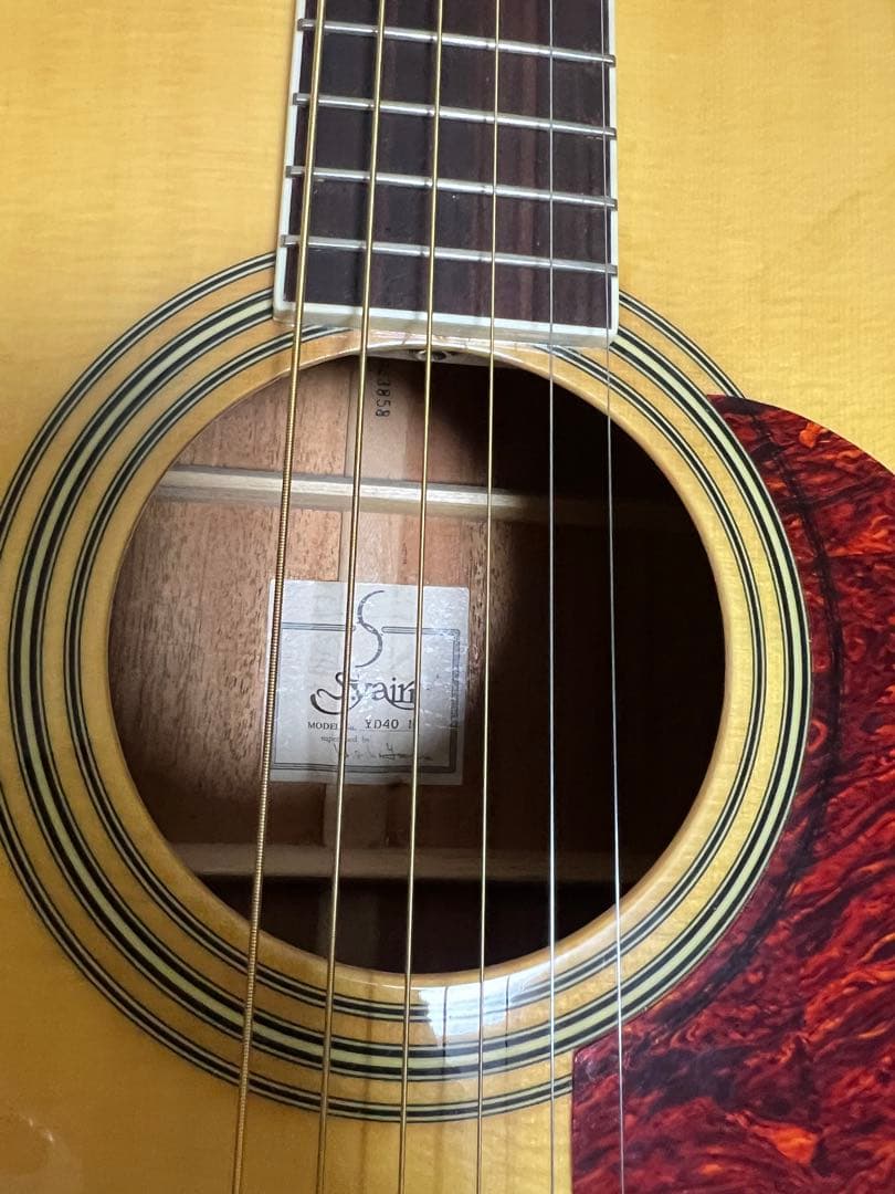 S.yairiアコースティックギター ハードケース付き
