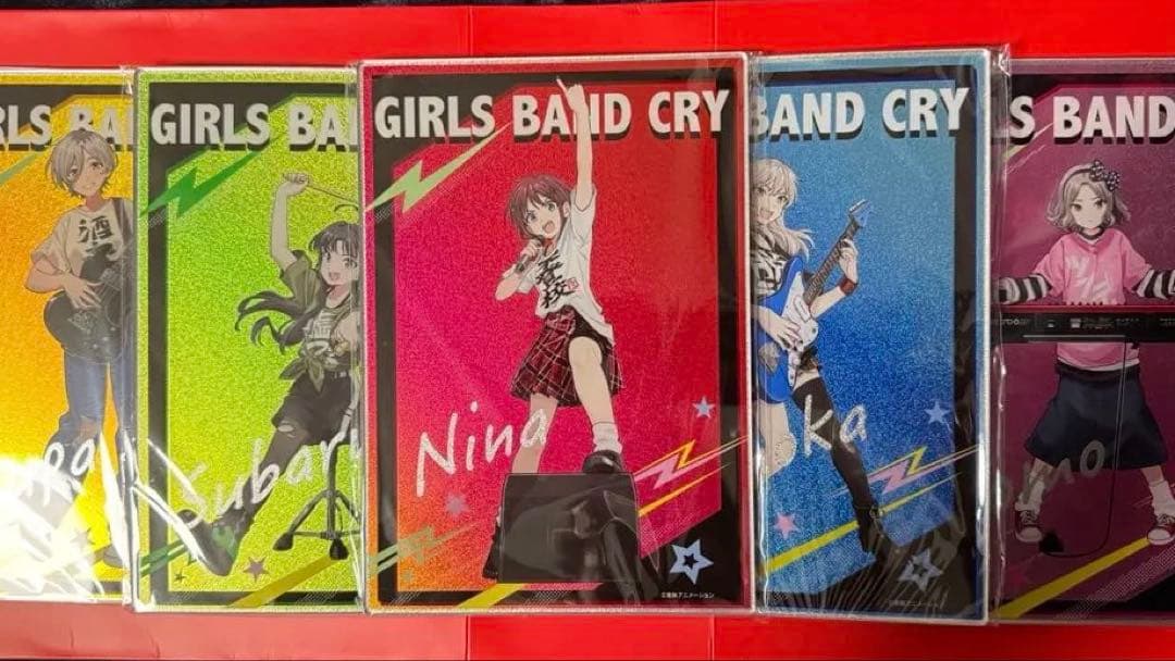 ガールズバンドクライ マルイPOP-UP グリッターアクリルアートパネル　全員