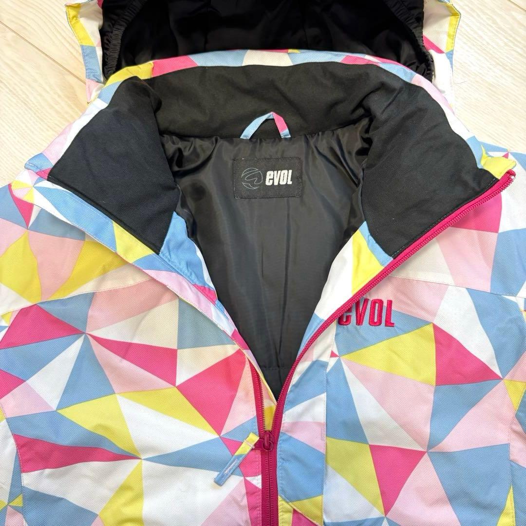 【美品】イーボル 上下セット スキーウェア スノーボード 女の子 160