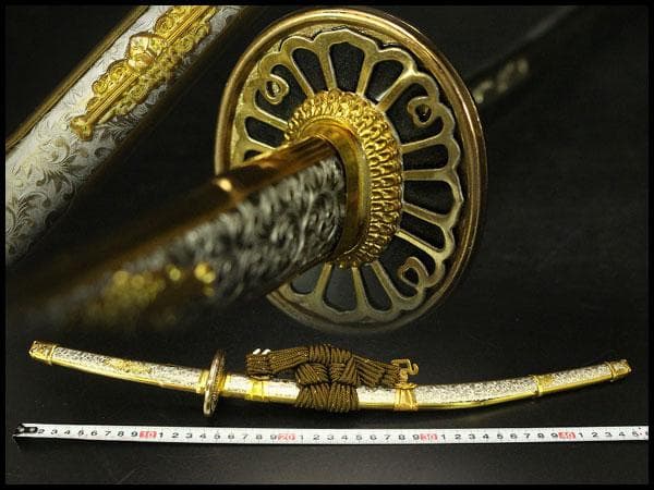 武具甲冑 ミニチュア 飾太刀 日本刀(A979)