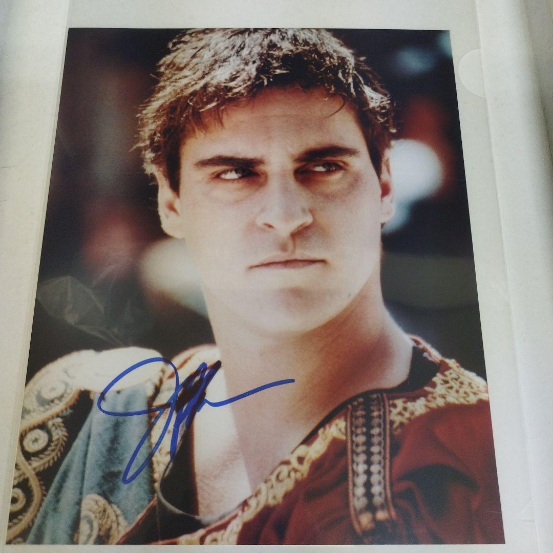 映画　グラディエーター　ホアキン・フェニックス　直筆サイン入りフォト　証明書付き