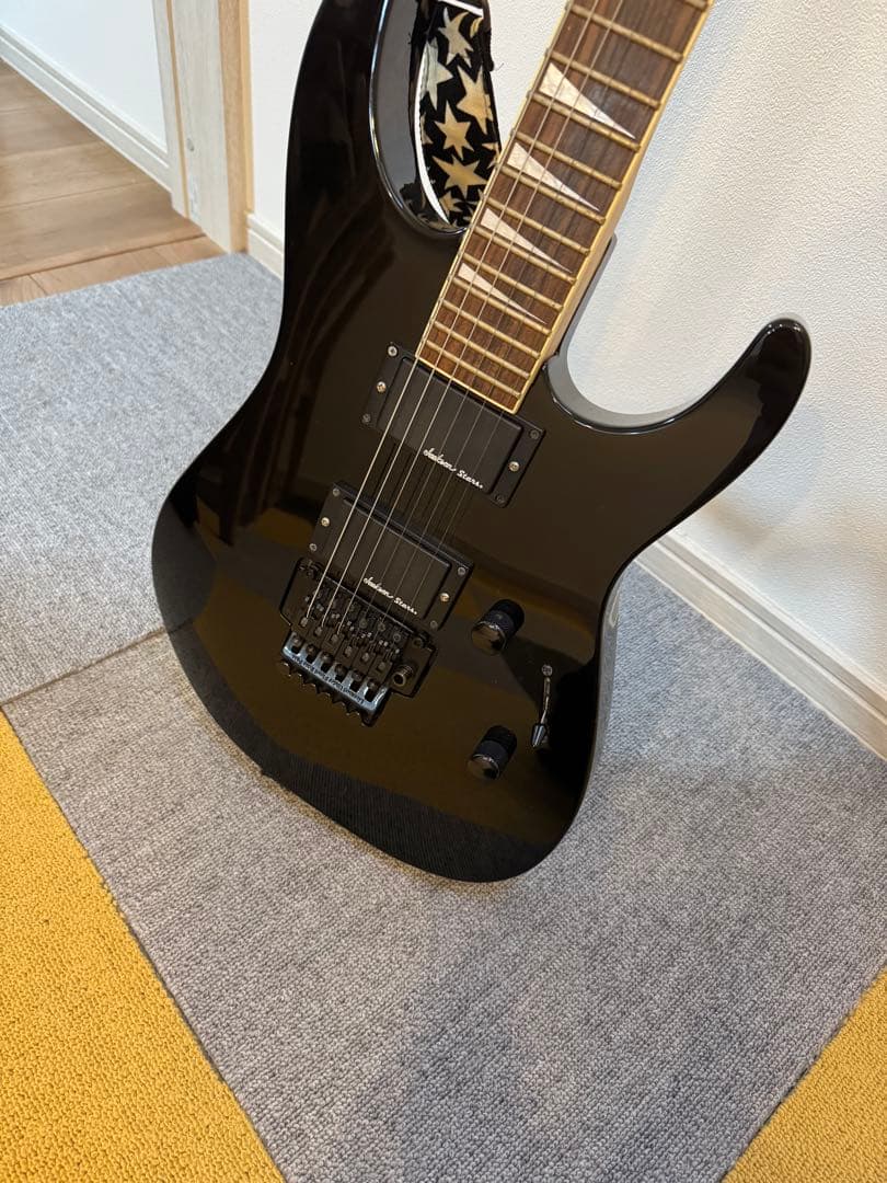 エレキギター　ジャクソンスターズ　ブラック　ケース付き