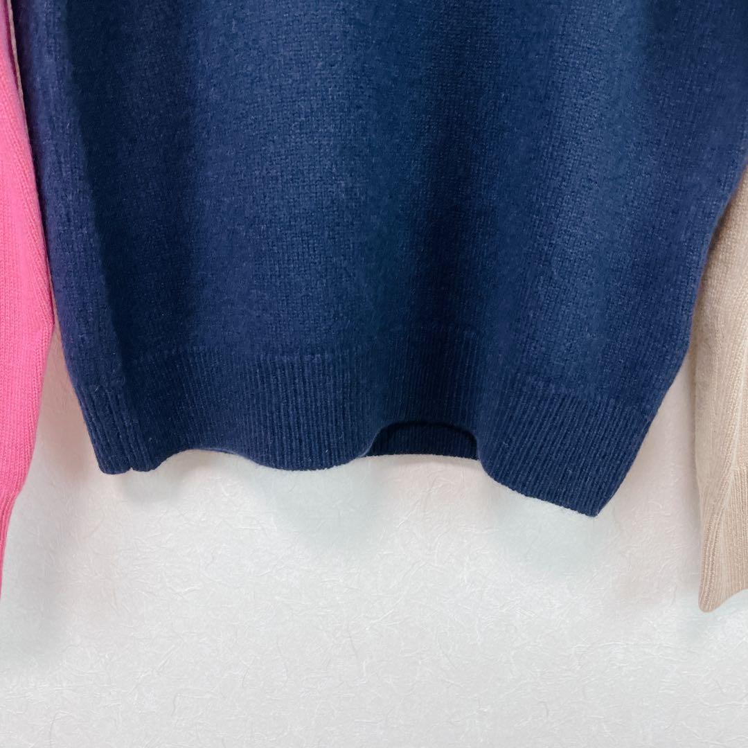 新品２４FW archivio カシミヤ100％ハイネックセーター 38号