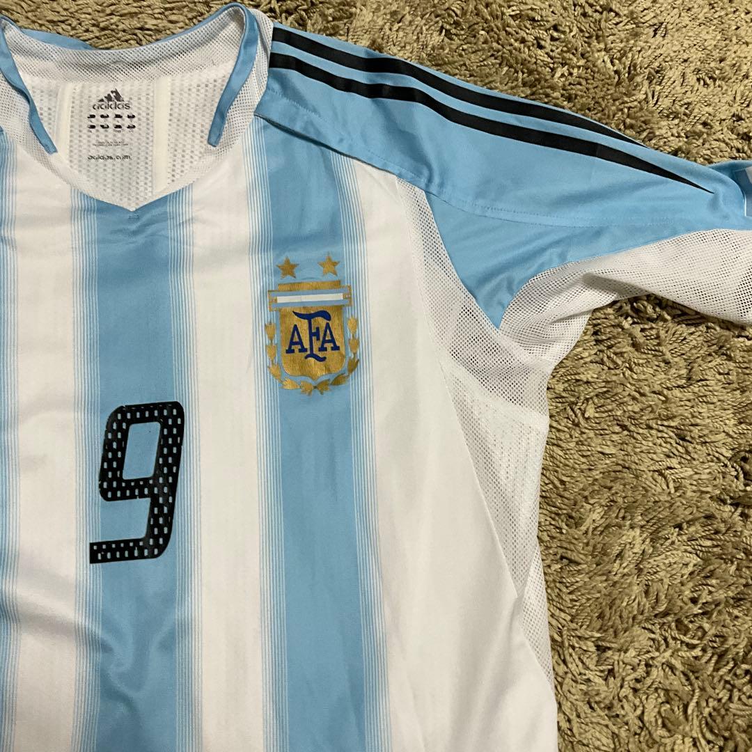 adidas アルゼンチン代表 オーセンティックユニフォームシャツ 9クレスポ