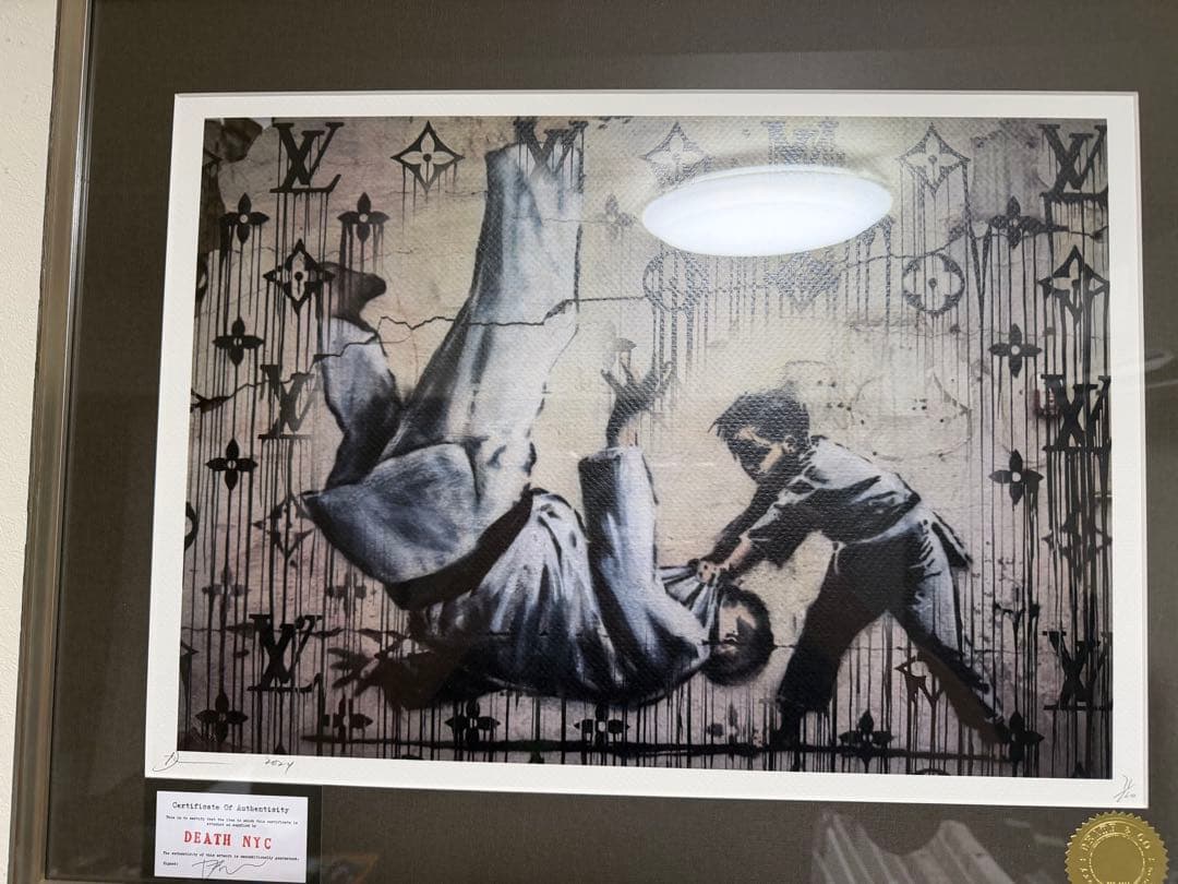額込 世界限定100枚DEATH NYC アートポスター 現代アート