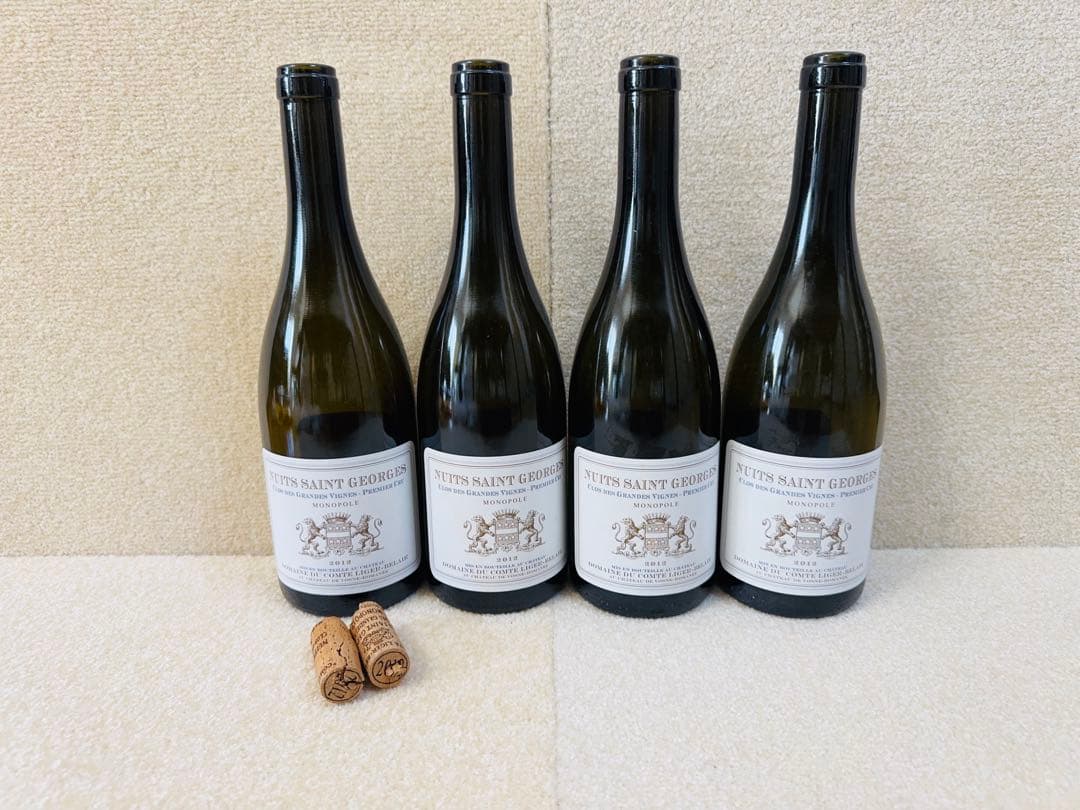 2012 ニュイ・サン・ジョルジュ クロ・デ・グランデ【空瓶】二本セット