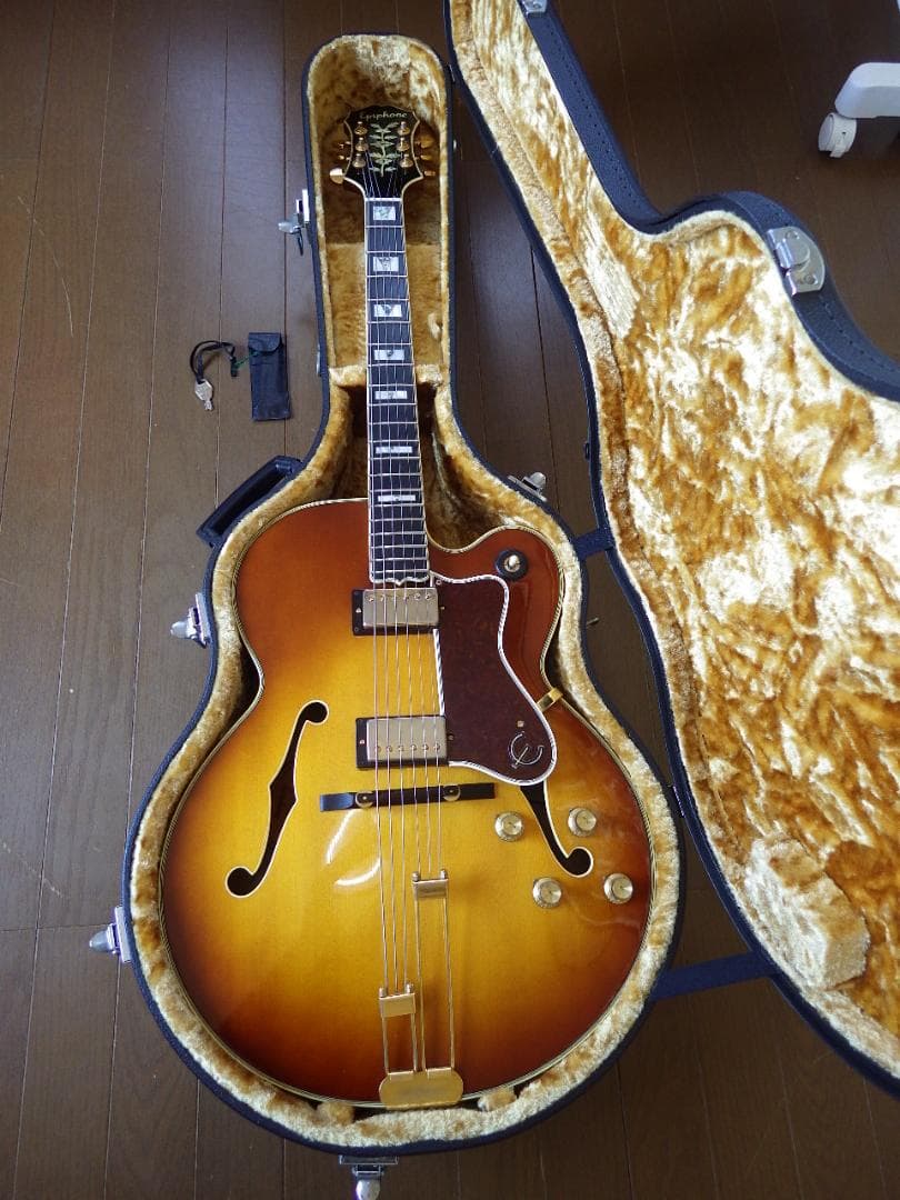 エピフォンEpiphoneエンペラーJ 寺田楽器製 フルアコ 状態良し・美品です