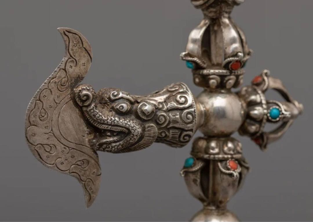 チベット　密教　法具　プルパ　パラシュ　アンティーク