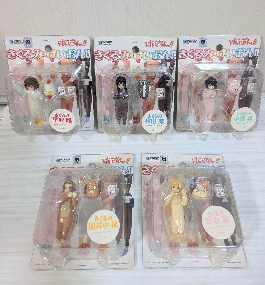 けいおん フィギュア きぐるみ 平沢唯 秋山澪 田井中律 琴吹紬 中野梓