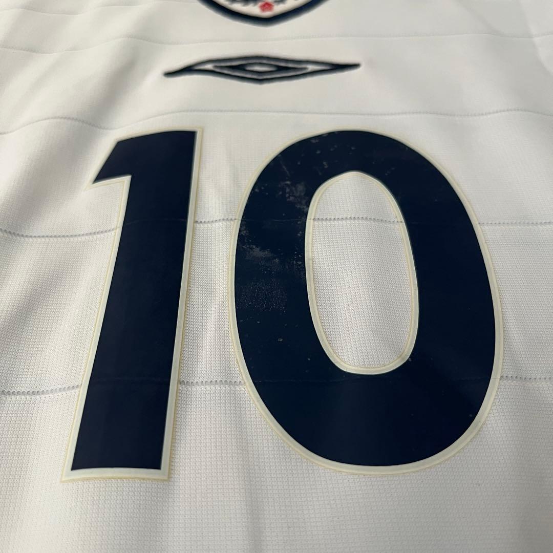 2004 オーウェン イングランド代表　ホームユニフォーム