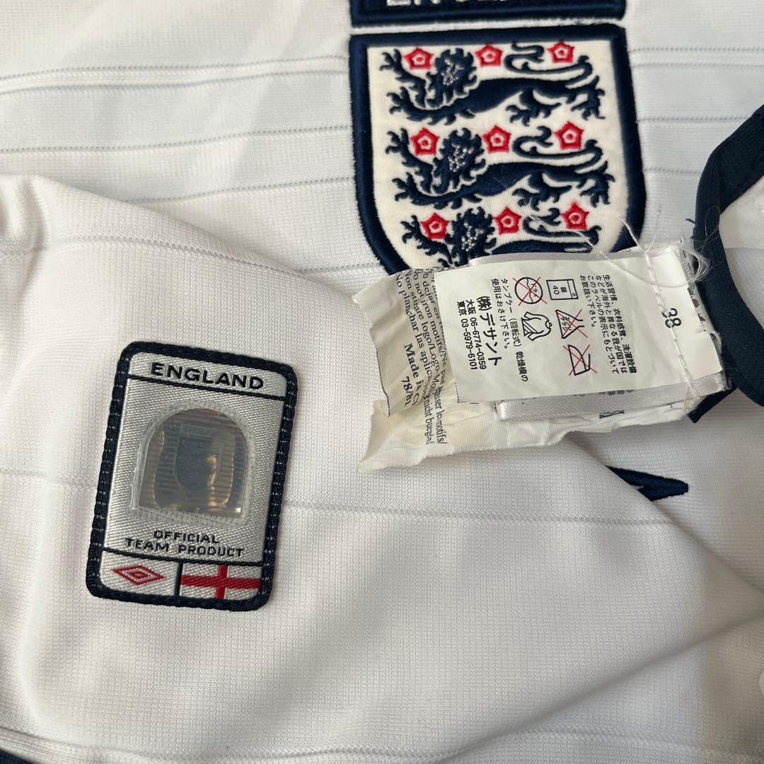 2004 オーウェン イングランド代表　ホームユニフォーム