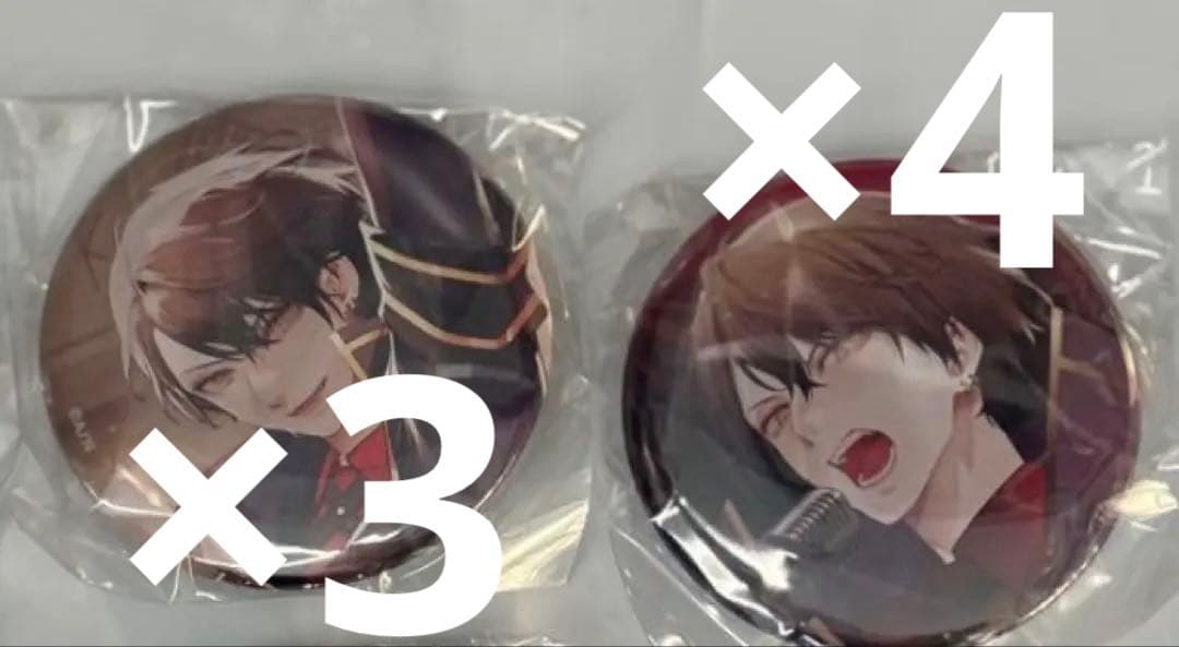 加賀美ハヤト ALPHA ONE 缶バッジ カプセルトイ にじさんじ